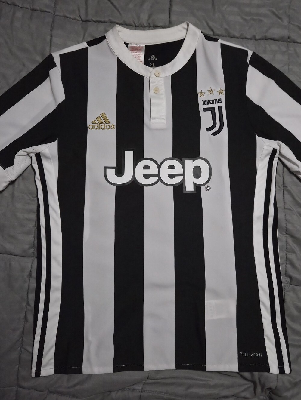 Youth adidas Paulo Dybala Juventus 2017-18 Home Jersey - XL